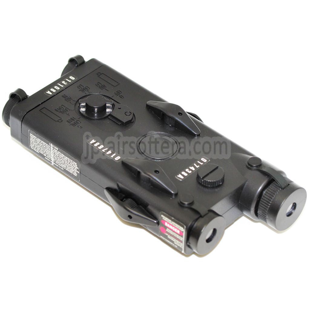 D-BOYS PEQ 2スタイル バッテリーケースボックス RISマウント付き AEG エアソフトガン用 ブラック