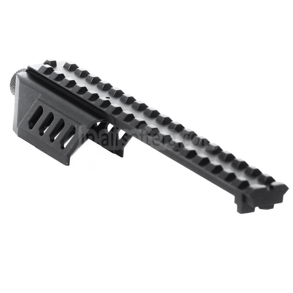 CYMA バレルエクステンションアタッチメントレールマウント CYMA CM030 東京マルイ G18C AEP AEGピストル用 ブラック