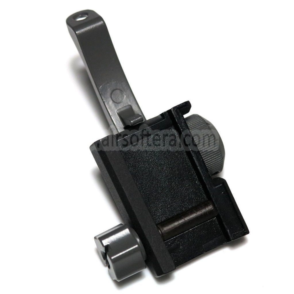 APS フリップアップタクティカルリアサイト 20mmレールライフル用