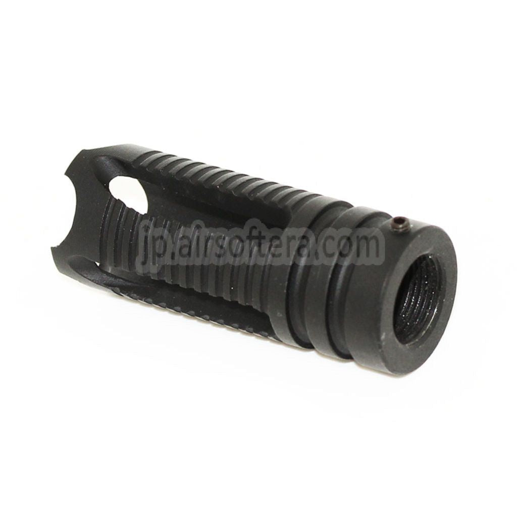 APS ファントム マズルフラッシュハイダー -14mm 逆ネジバレル ライフル用 ブラック