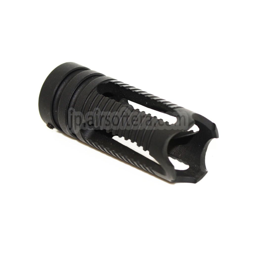 APS ファントム マズルフラッシュハイダー -14mm 逆ネジバレル ライフル用 ブラック