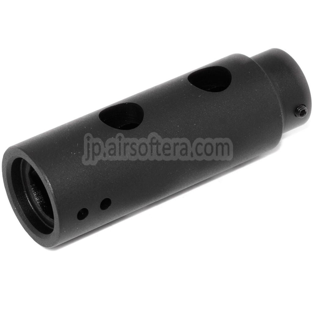 APS ミニ Yコンプ マズルフラッシュハイダー +14mm 正ネジバレル ライフル用 ブラック