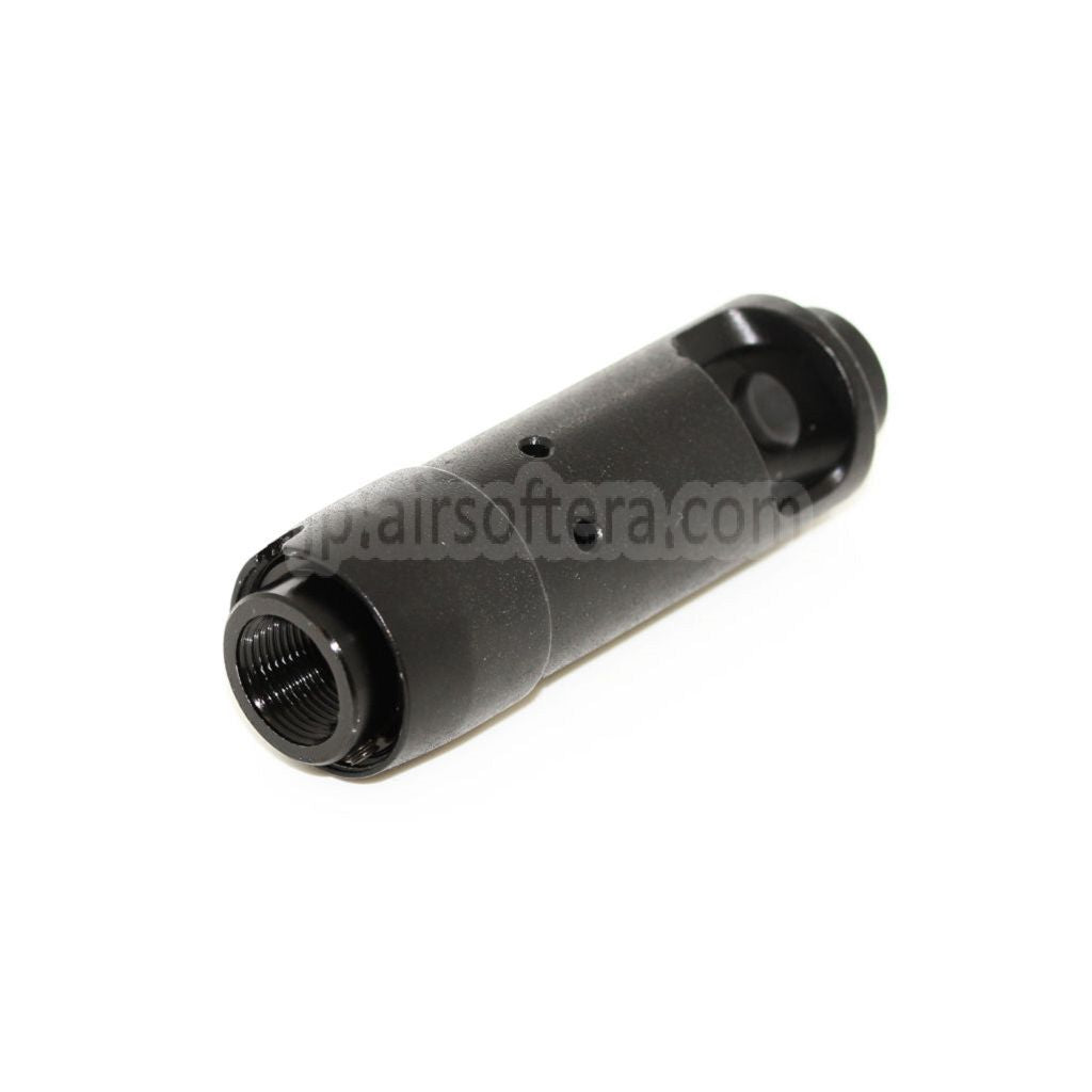 APS AK74 マズルフラッシュハイダー -14mm 反時計回りネジ式バレル ライフル エアソフトガン ブラック