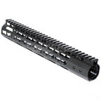 CNCアルミ製 12インチ Keymod RASハンドガードレールシステム M4/M16シリーズ AEGライフル用 ブラック