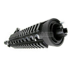 E&C CNCアルミ RASフロントセットハンドガードレールシステム 9.5インチアウターバレル付き M4CQB AEGライフル用 ブラック