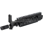 E&C CNCアルミ RASフロントセットハンドガードレールシステム SR16 M4 M16シリーズ AEGライフル用 ブラック