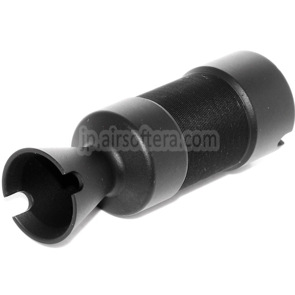 CYMA AK74U メタルフラッシュハイダー -14mm 逆ネジ式バレルライフル用 ブラック