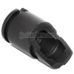 CYMA AKM スラントメタルフラッシュハイダー -14mm 逆ネジ式バレルライフル用 ブラック