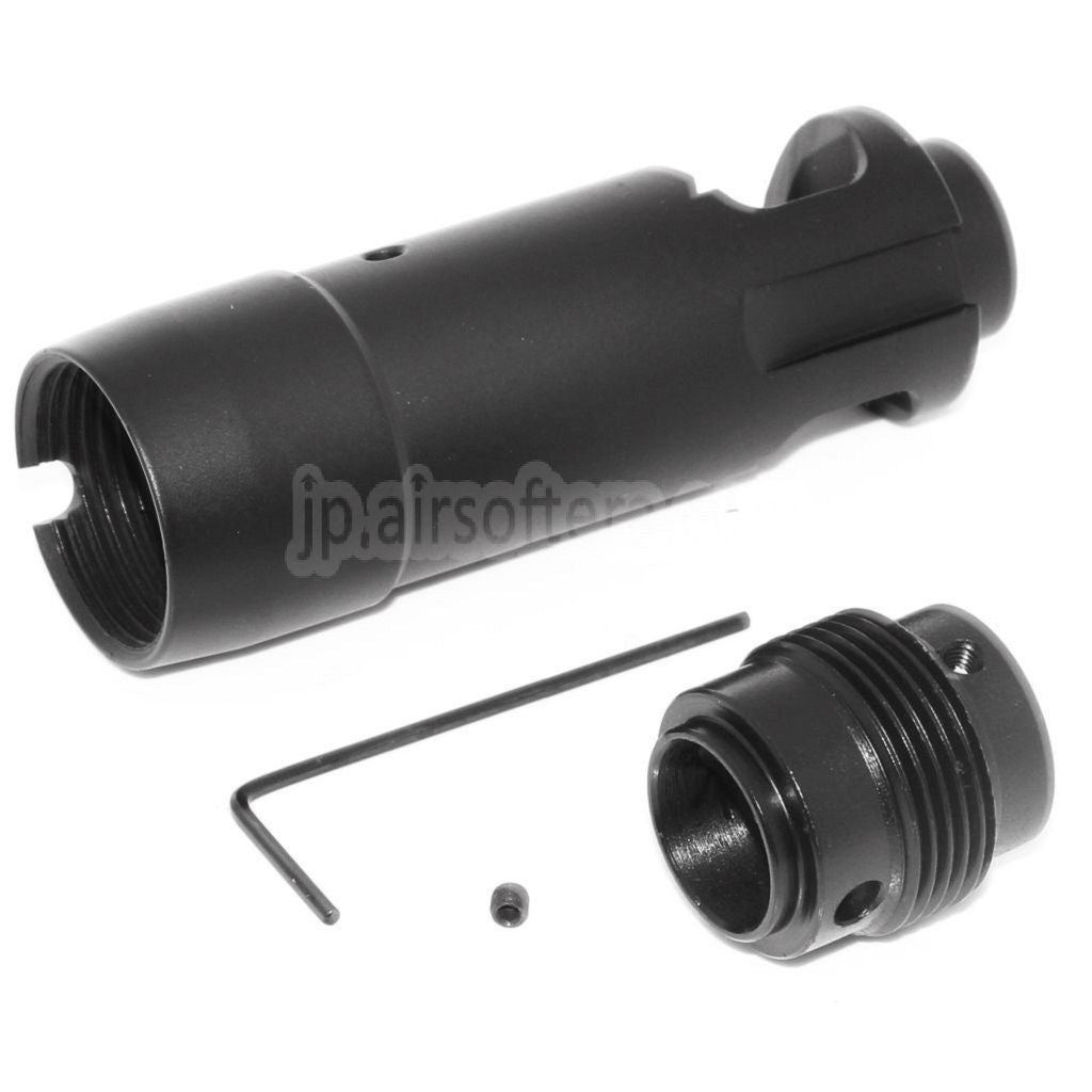 CYMA AK74 メタルフラッシュハイダー -14mm 逆ネジ式バレルライフル用 ブラック