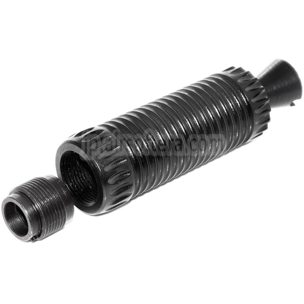 5KU 鋼鉄AKMSU コンペンセイター フラッシュハイダー -14mm 逆ネジバレル ライフル用 ブラック