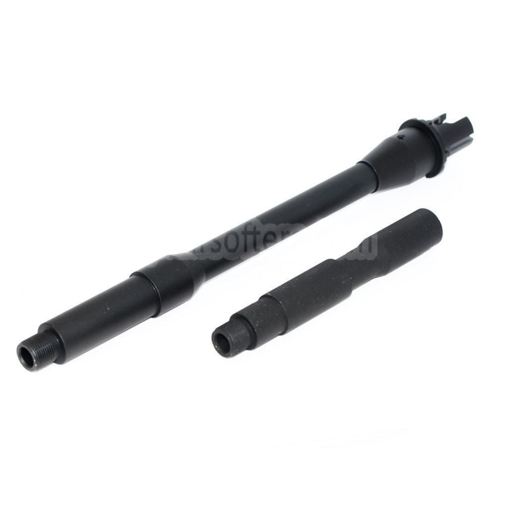 5KU 14.5インチ アルミアウターバレル -14mm 逆ネジ M4/M16/M4A1 シリーズ AEG ライフル用
