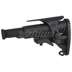 APS M4A64 シャークスタイルストック チークピース付き M4/M16 シリーズ AEG ライフル用 ブラック