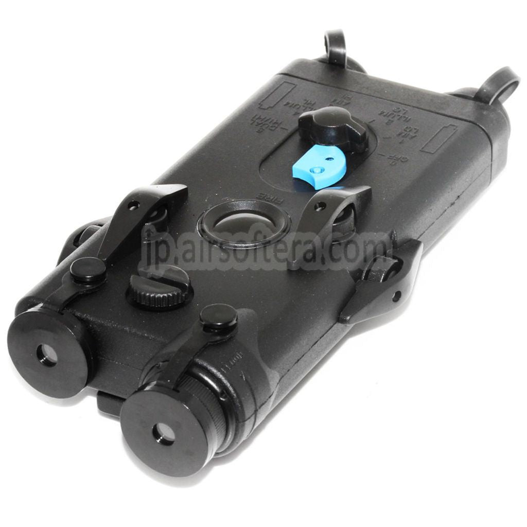 PEQ-2 20mm RISマウント付きAEGライフル用スタイルバッテリーケースボックス  ブラック