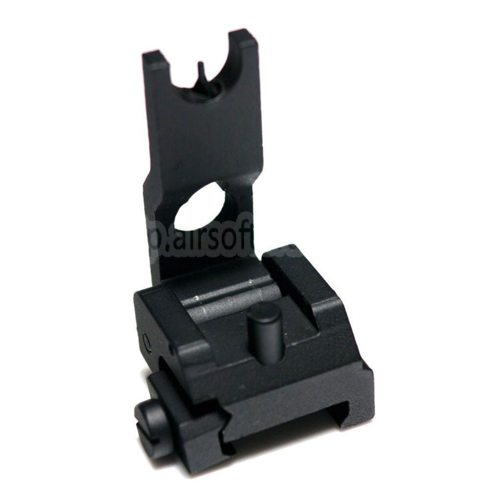 D-BOYS SRシリーズ 折りたたみ式RISフロントサイト 20mmレールライフル対応 ブラック