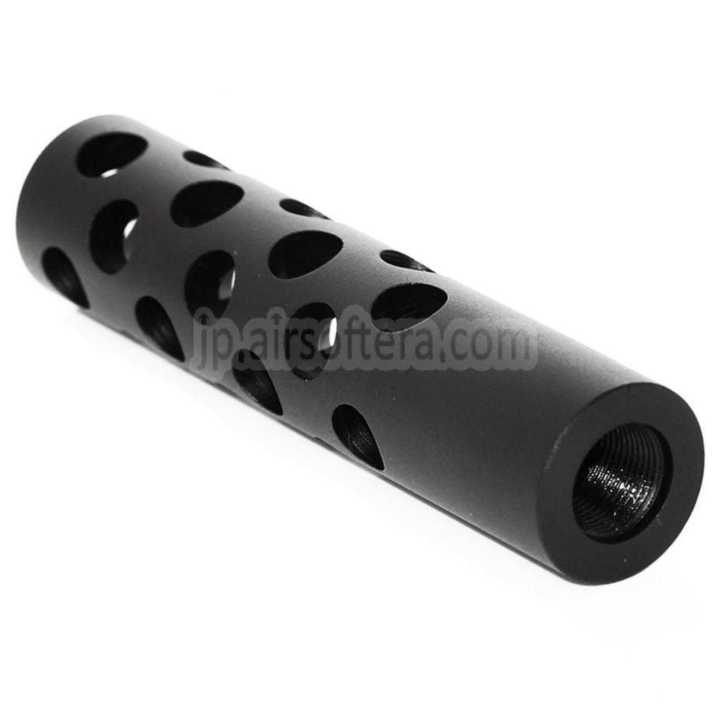 APS RT-S マズルフラッシュハイダー（-14mm 逆ネジ式反時計回りバレル対応） ブラック