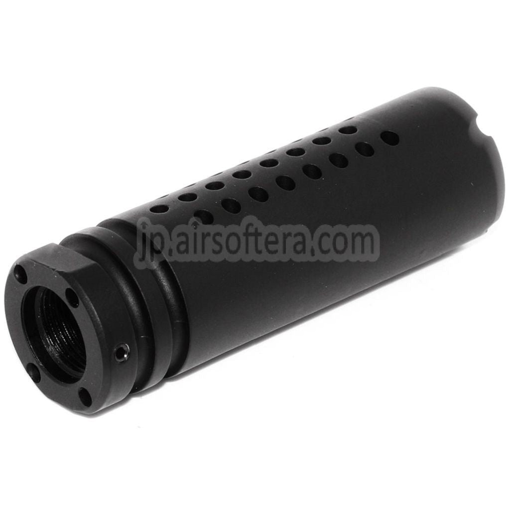 APS UAR マズルフラッシュハイダー（-14mm 逆ネジ式反時計回りバレル対応） ブラック