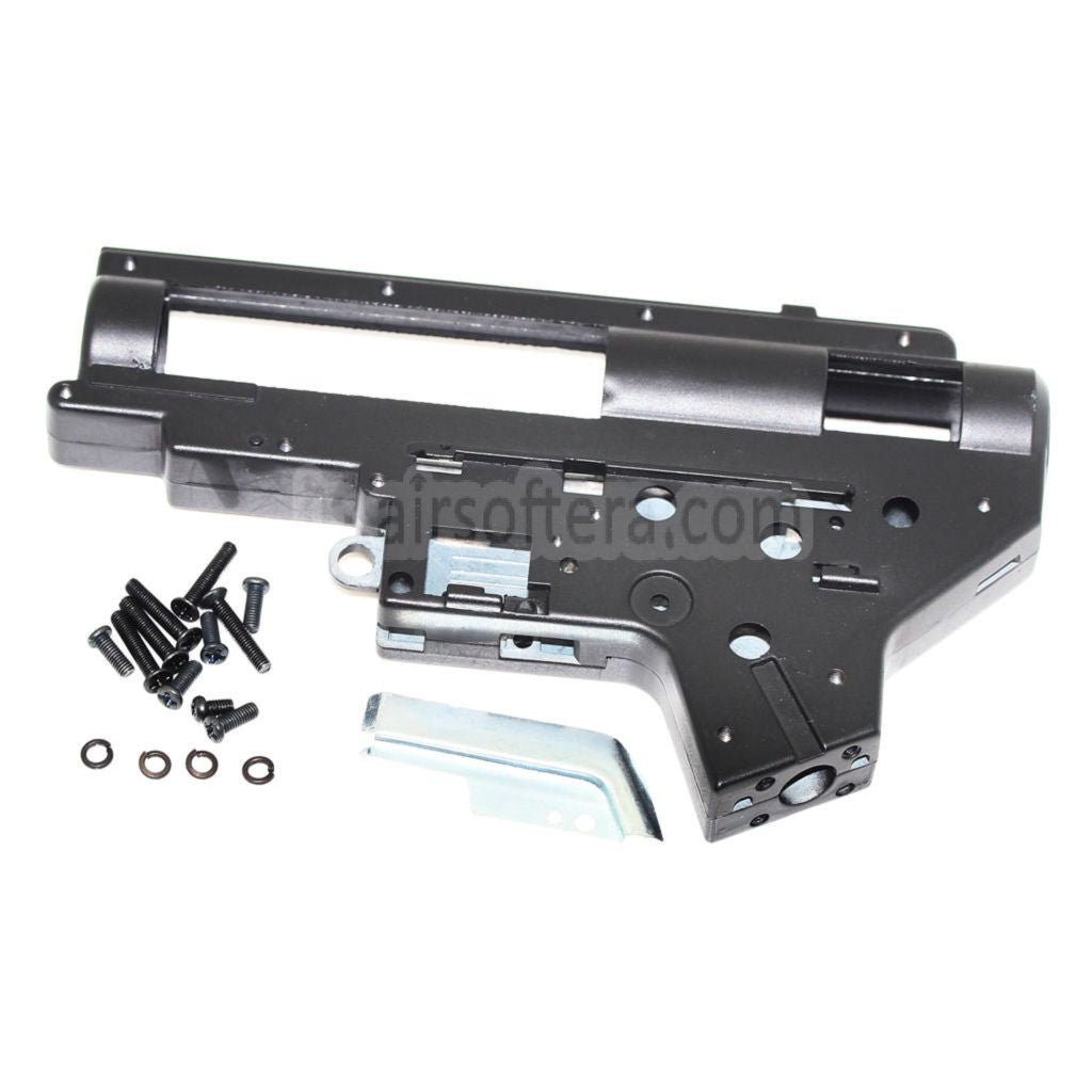 D-BOYS 7mmベアリング AEG強化ギアボックスシェル バージョン2 M4シリーズAEGライフル対応 エアソフトガン ブラック
