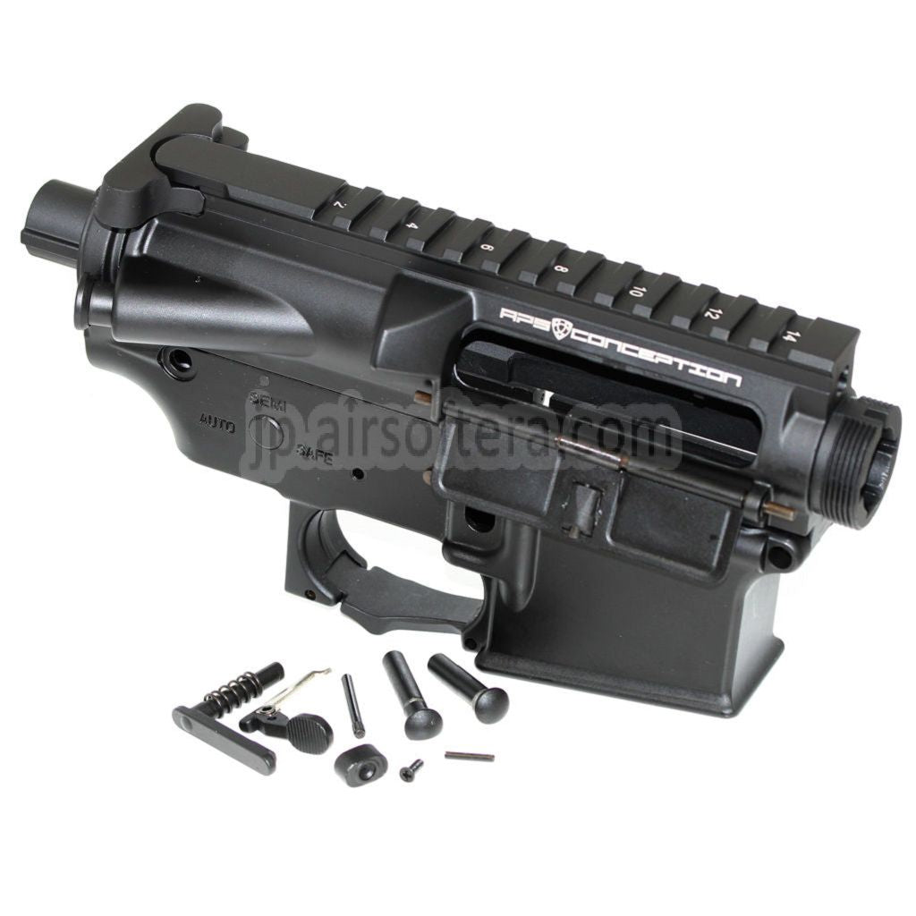 APSロゴ レシーバー（アッパー/ロワーボディ） APS ASR 東京マルイ M4 M16シリーズ AEGライフル エアソフトガン