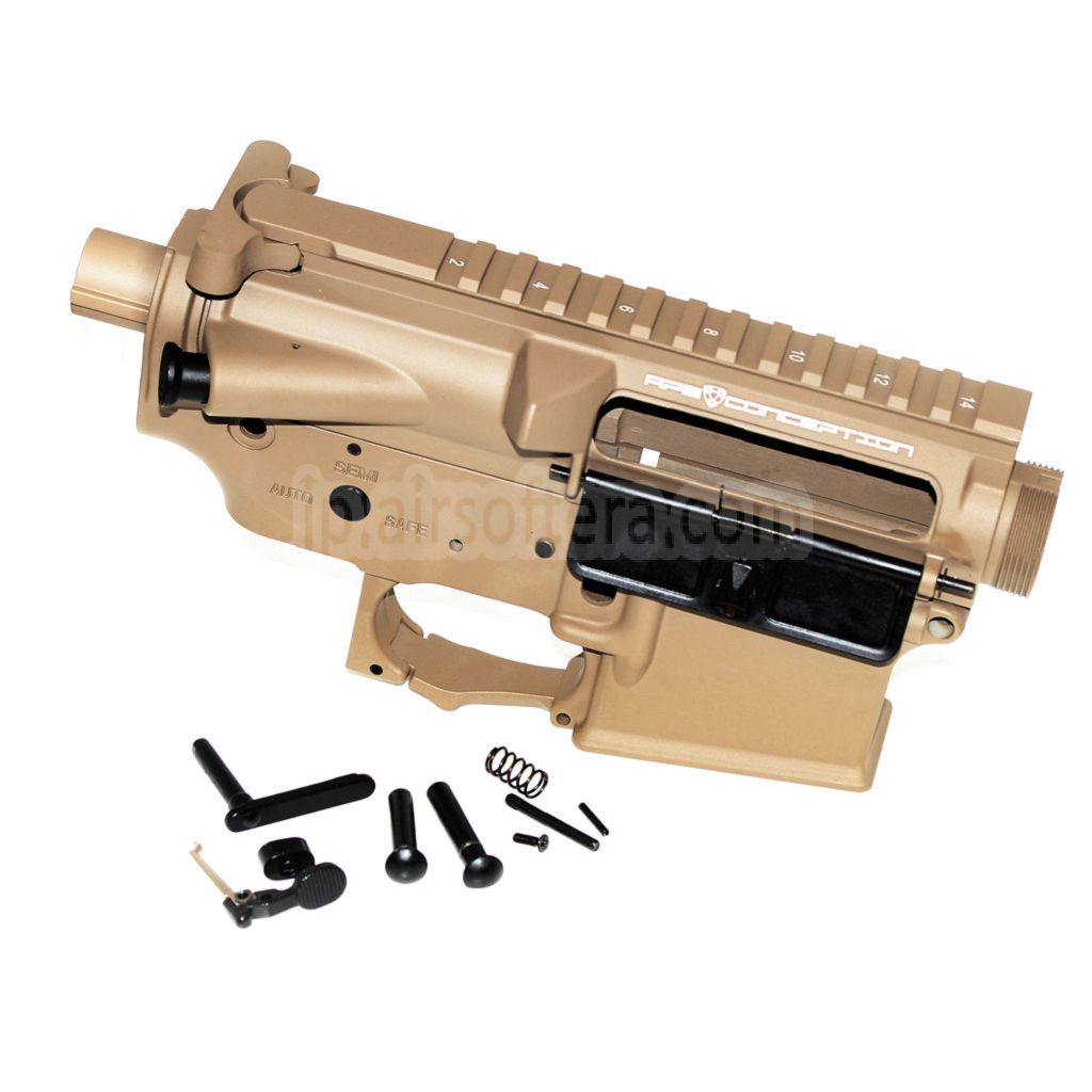 APSロゴ レシーバー（アッパー/ロワーボディ） APS ASR 東京マルイ M4 M16シリーズ AEGライフル エアソフトガン