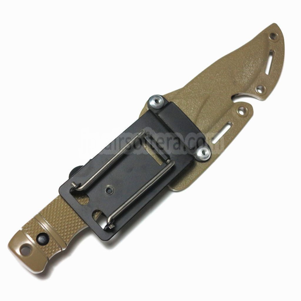 CYMA プラスチック製 M37 シールパップナイフ（ノンシャープ ソフトラバー フェイクナイフ）シース付き