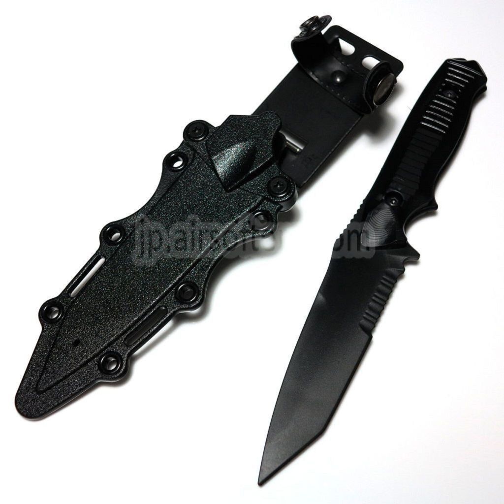 CYMA プラスチック製 141 Nimravus タントーナイフ（ノンシャープ ソフトラバー フェイクナイフ）シース付き