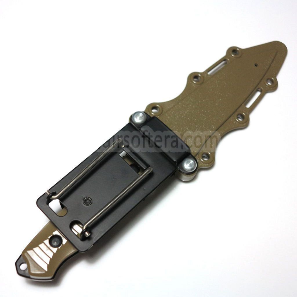 CYMA プラスチック製 141 Nimravus タントーナイフ（ノンシャープ ソフトラバー フェイクナイフ）シース付き