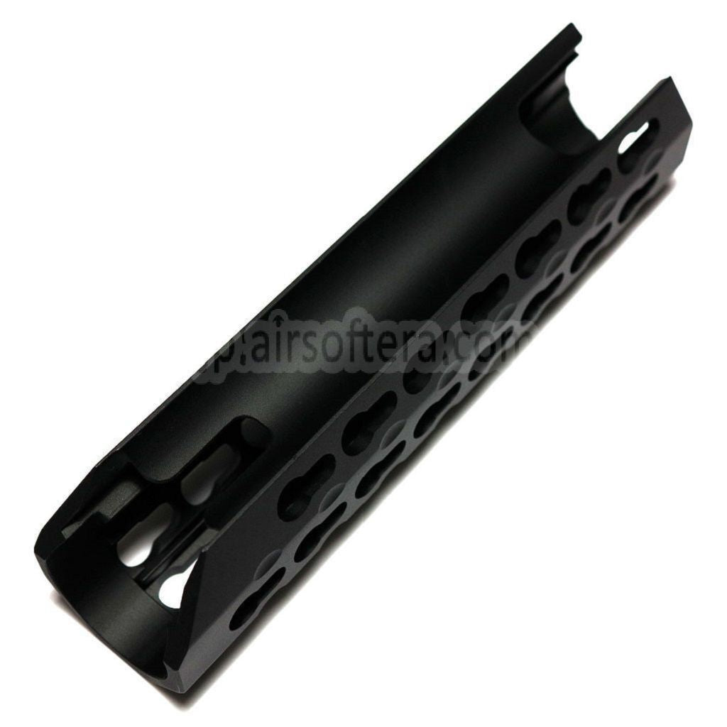 APS CNCアルミ製 7インチ Keymodフォアエンドハンドガード APS CAM870ショットガンエアソフトガン対応 ブラック