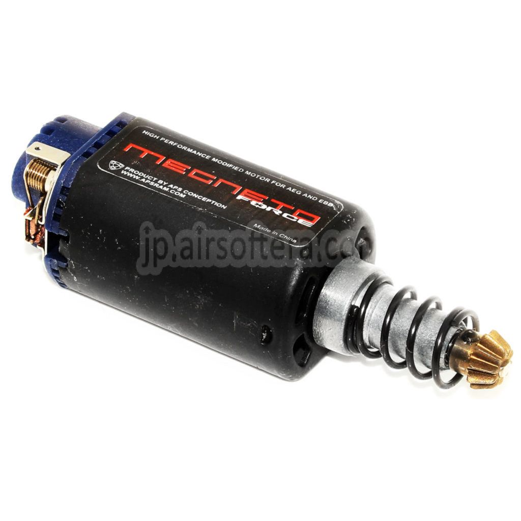APS マグネトフォース ロングタイプモーター M4 M16 MP5 G3 P90シリーズ V2ギアボックス AEGライフル エアソフトガン対応
