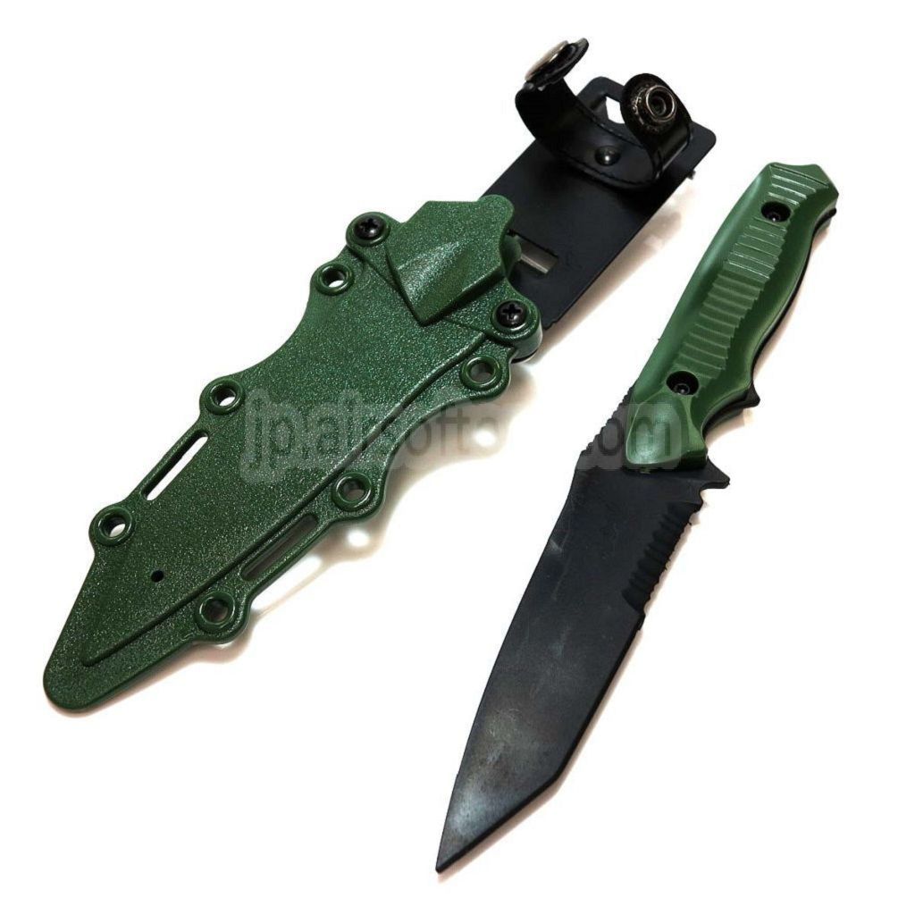 CYMA プラスチック製 141 Nimravus タントーナイフ（ノンシャープ ソフトラバー フェイクナイフ）シース付き
