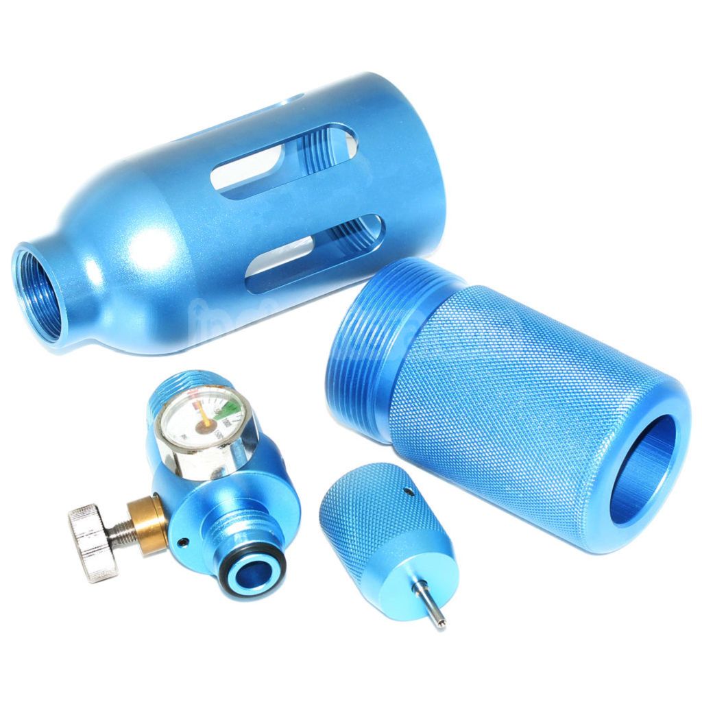 PPS 95g CO2ガス補充 CNCチャージャー PSIゲージ付き