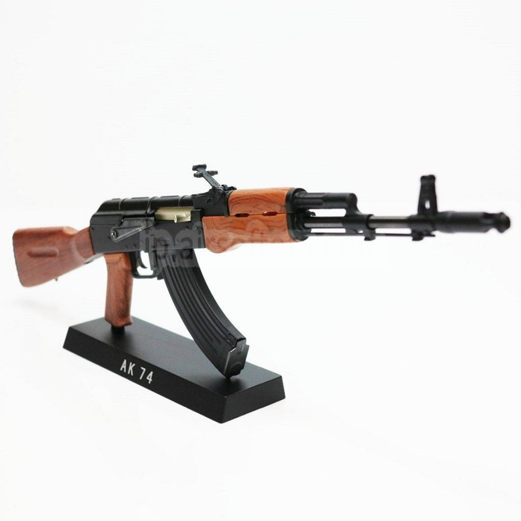 12インチ 非可動式トイフィギュア ダミーモデルキット 1:6 AK47スナイパーライフル ブラック/ブラウン