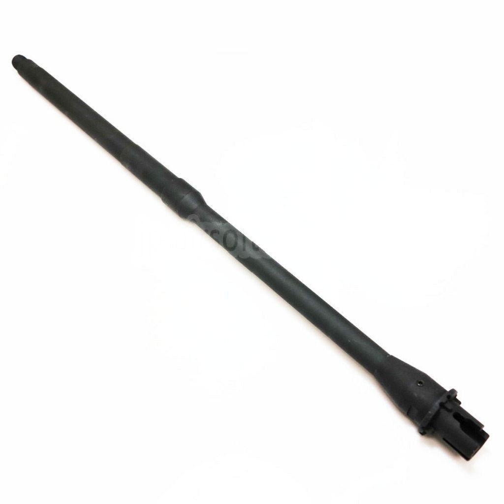 5KU 460mm 18インチ アルミアウターバレル ミドル長さ -14mm CCW 反時計回りネジ M4 M16シリーズ AEGライフル用 エアソフト ブラック