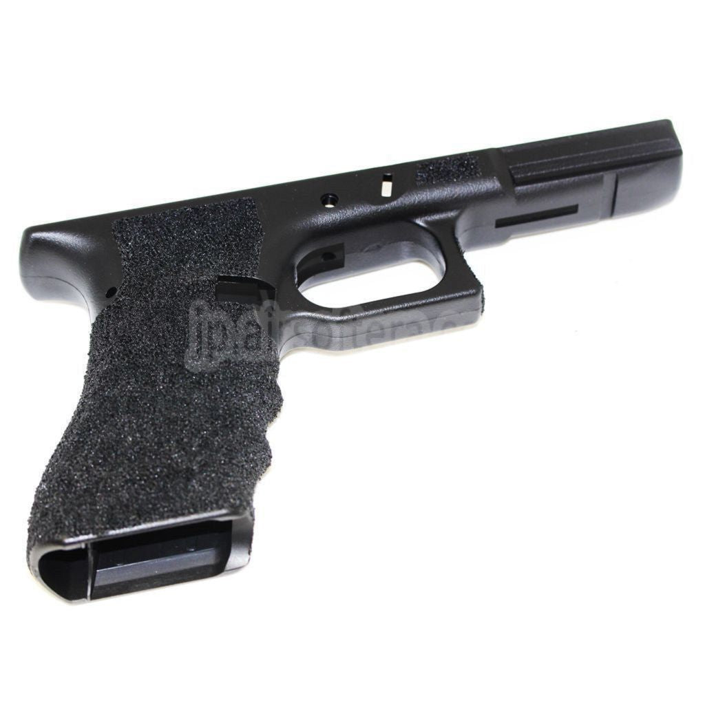 APS ポリマー製 カスタム スティップリング ロアフレーム ACP601 ACP606 Black Hornet 東京マルイ G17 G18C G34 G35 シリーズ GBB ピストル エアソフト ブラック