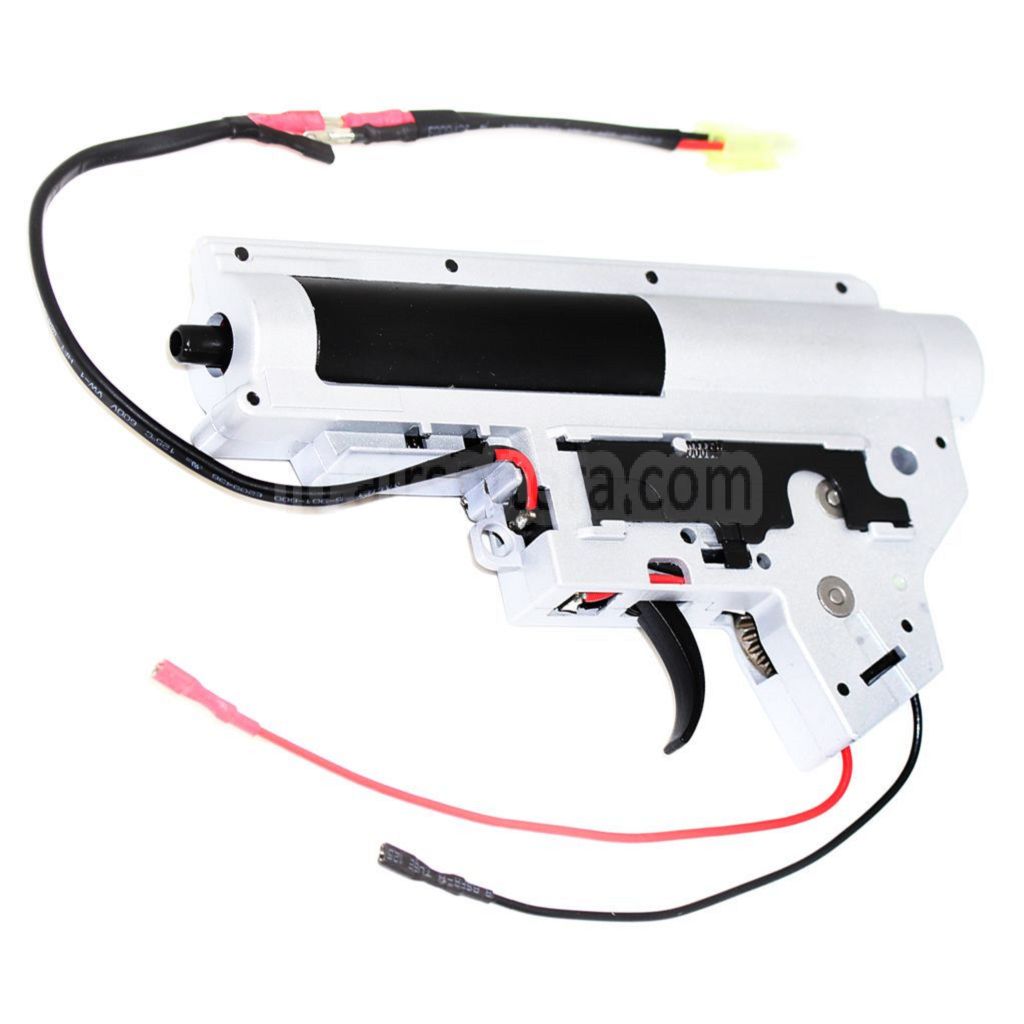 ARMY FORCE 8mmベアリングQDバージョン2 V2 コンプリートギアボックス M4 M16シリーズAEGライフル エアソフト フロントワイヤード