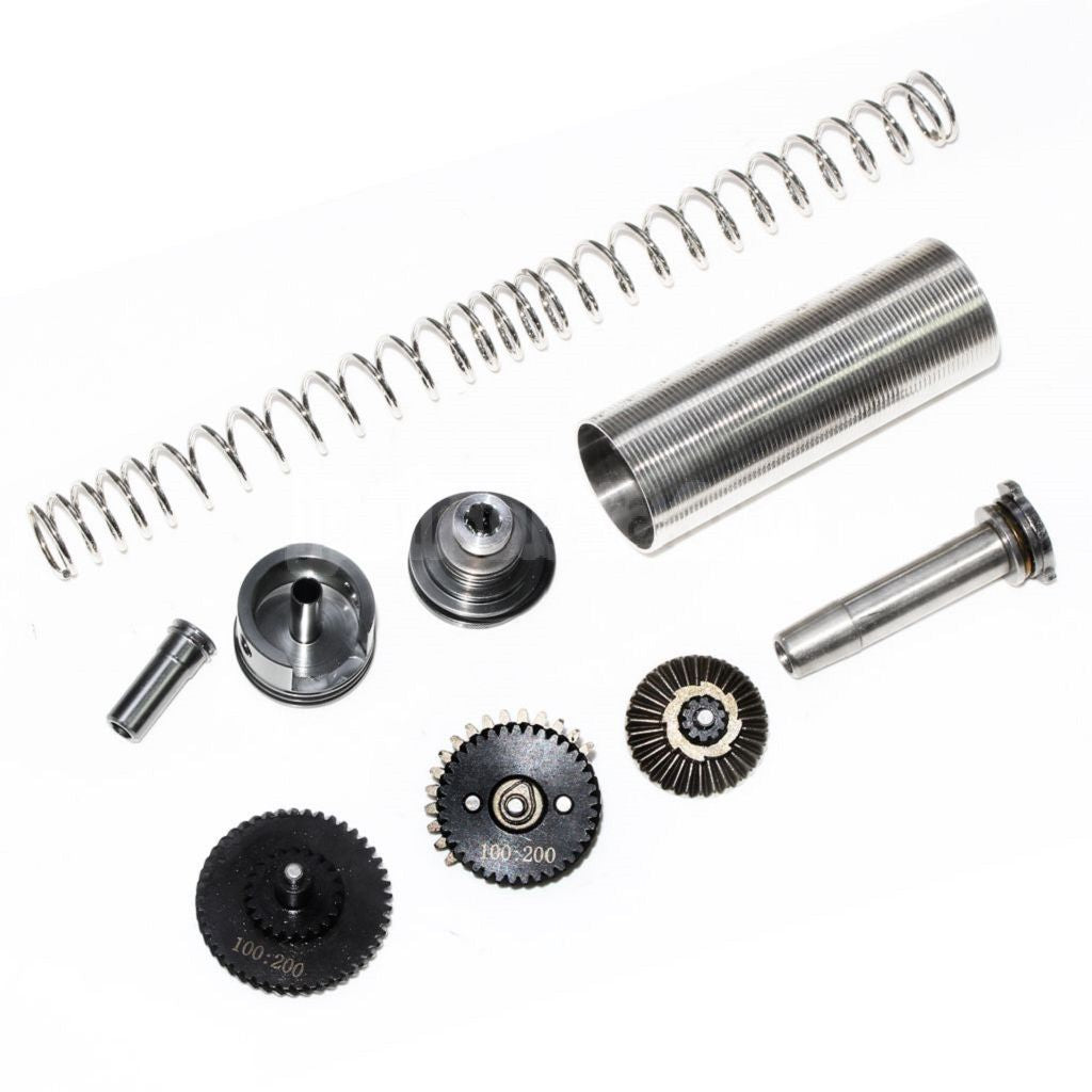 ARMY FORCE 低ノイズ 高トルク 100:200 ギアチューンアップセット M4/M16シリーズ AEG エアソフトガン対応