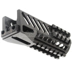 130mm CNCアルミ製ロワーハンドガードレールシステム 東京マルイ CYMA GHK LCT E&L AKS74Uシリーズ AEG GBBライフル対応 ブラック
