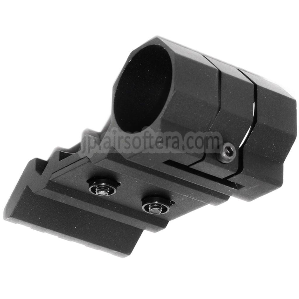 オフセット20mmレールマウント&1インチ/25mmフラッシュライトマウント ブラック