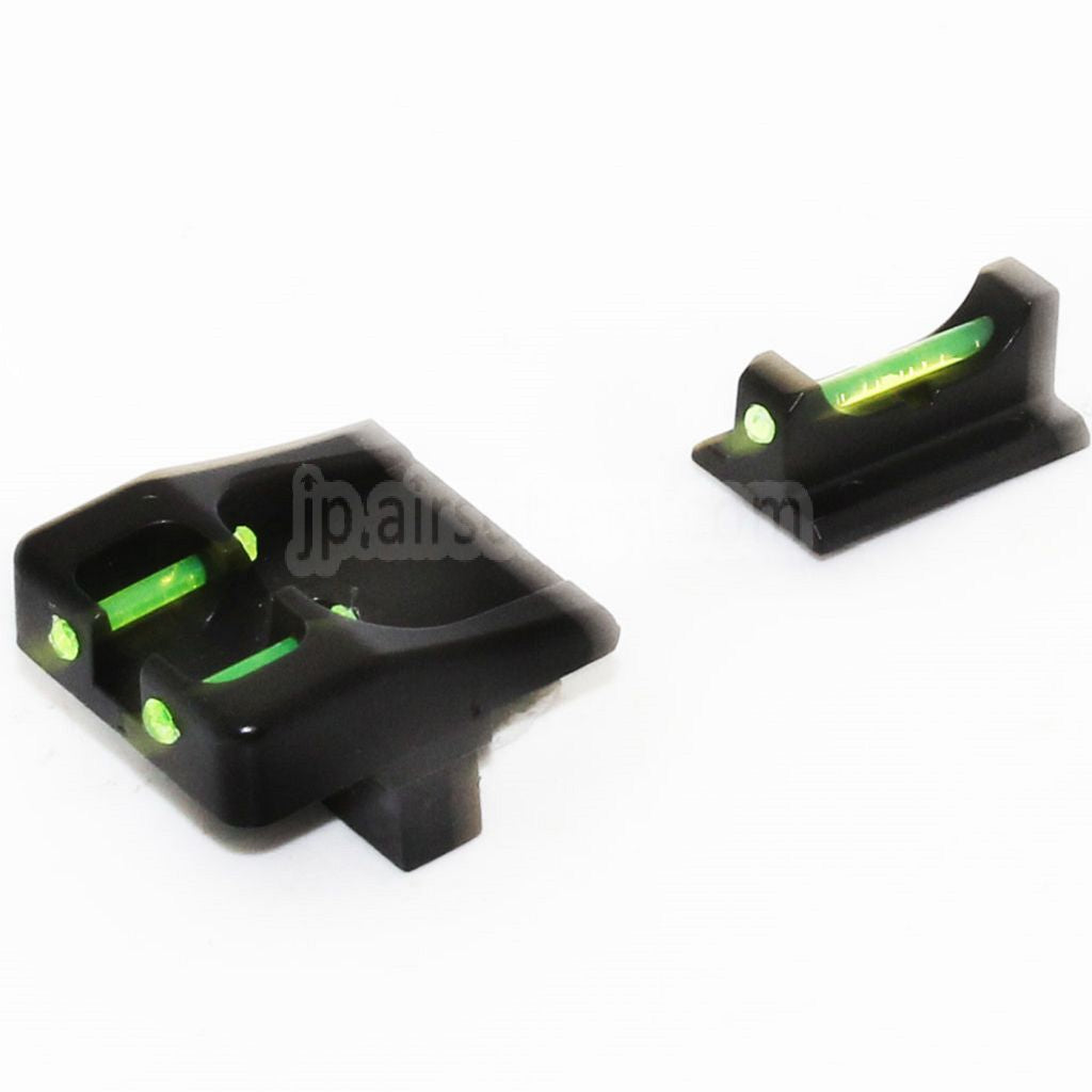 DOUBLE BELL ファイバーオプティック フロント&リアサイト（DOUBLE BELL WE 東京マルイ G17 ピストル対応）