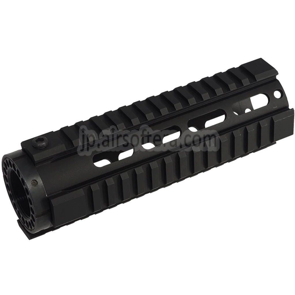 AirsoftEra 7インチアルミRISハンドガードレールシステム M4 M16シリーズAEGライフルに適合 ブラック