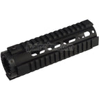 AirsoftEra 7インチアルミRISハンドガードレールシステム M4 M16シリーズAEGライフルに適合 ブラック