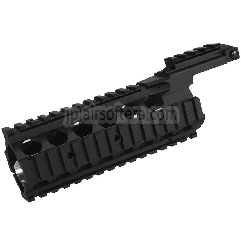AirsoftEra 210mmアルミKACスタイルRAS IIハンドガードレールシステム  M4 M16シリーズAEGライフルに適合  ブラック