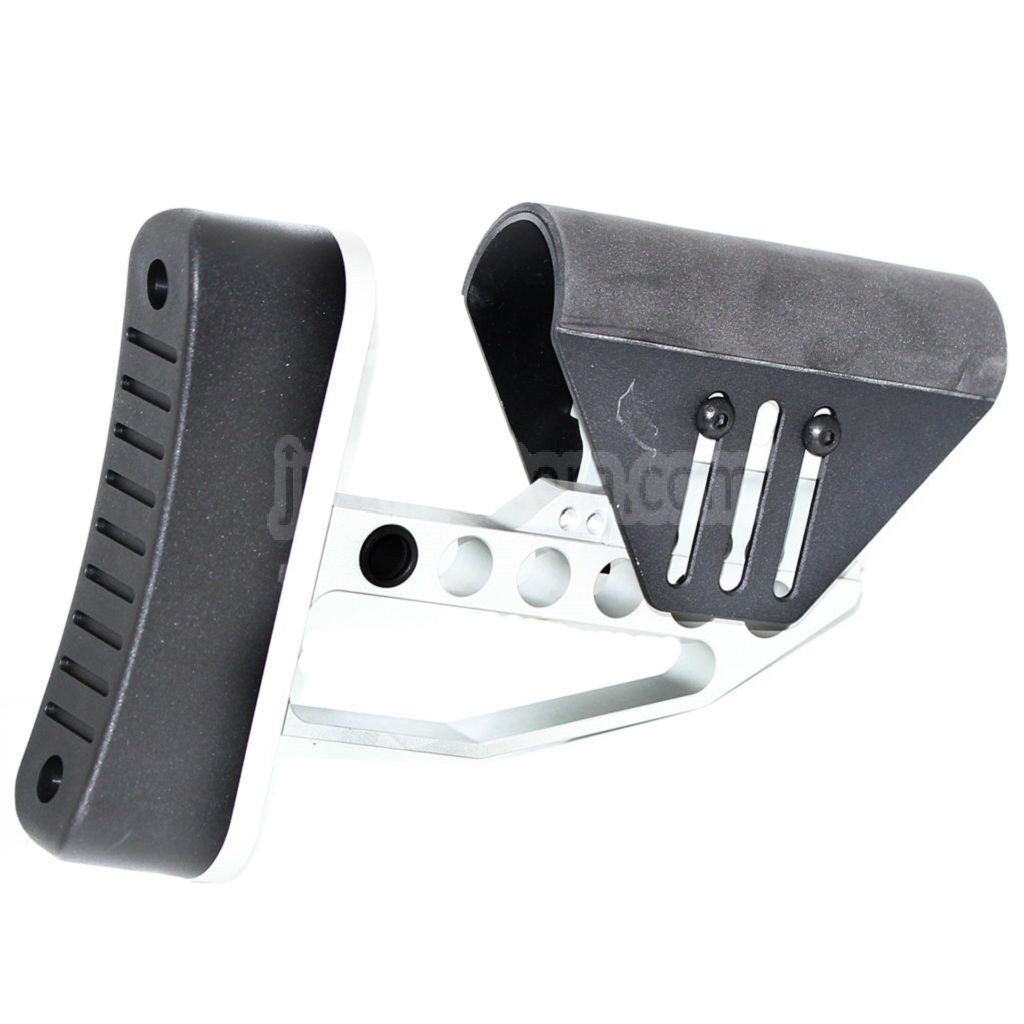 軽量アジャスタブルストック（タイプ2） M4 M16シリーズ AEGライフル エアソフト ブラック/シルバー