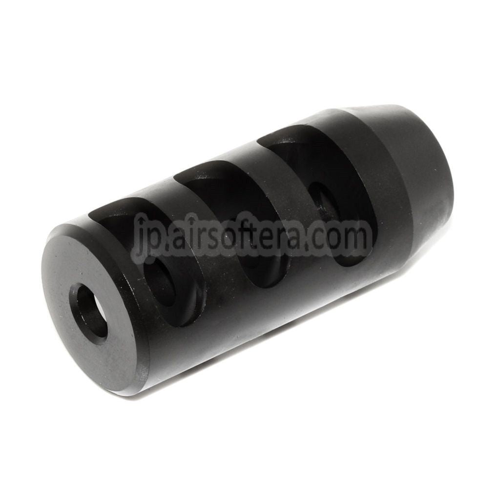 KING ARMS 68mm M700 タクティカルラウンドフラッシュハイダー -14mm CCW 反時計回りネジ式バレルライフル用エアガン ブラック
