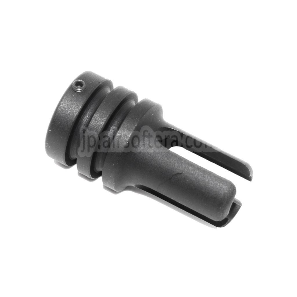 44mm AR15 601スタイル フラッシュハイダー -14mm CCW 反時計回りネジバレル ライフル銃用 ブラック