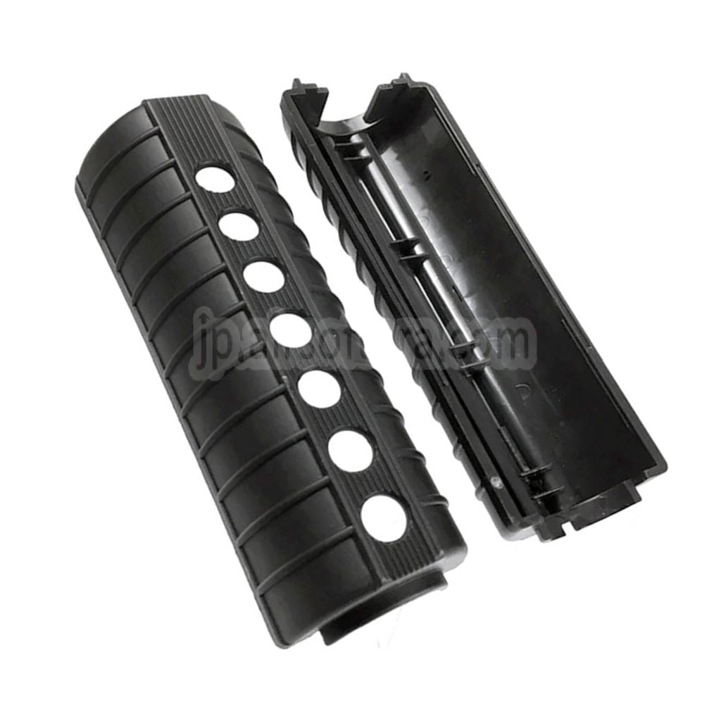 156mm M4A1スタイル プラスチックハンドガード（CYMA E&C 東京マルイ M4 M16シリーズ電動ガン対応）ブラック