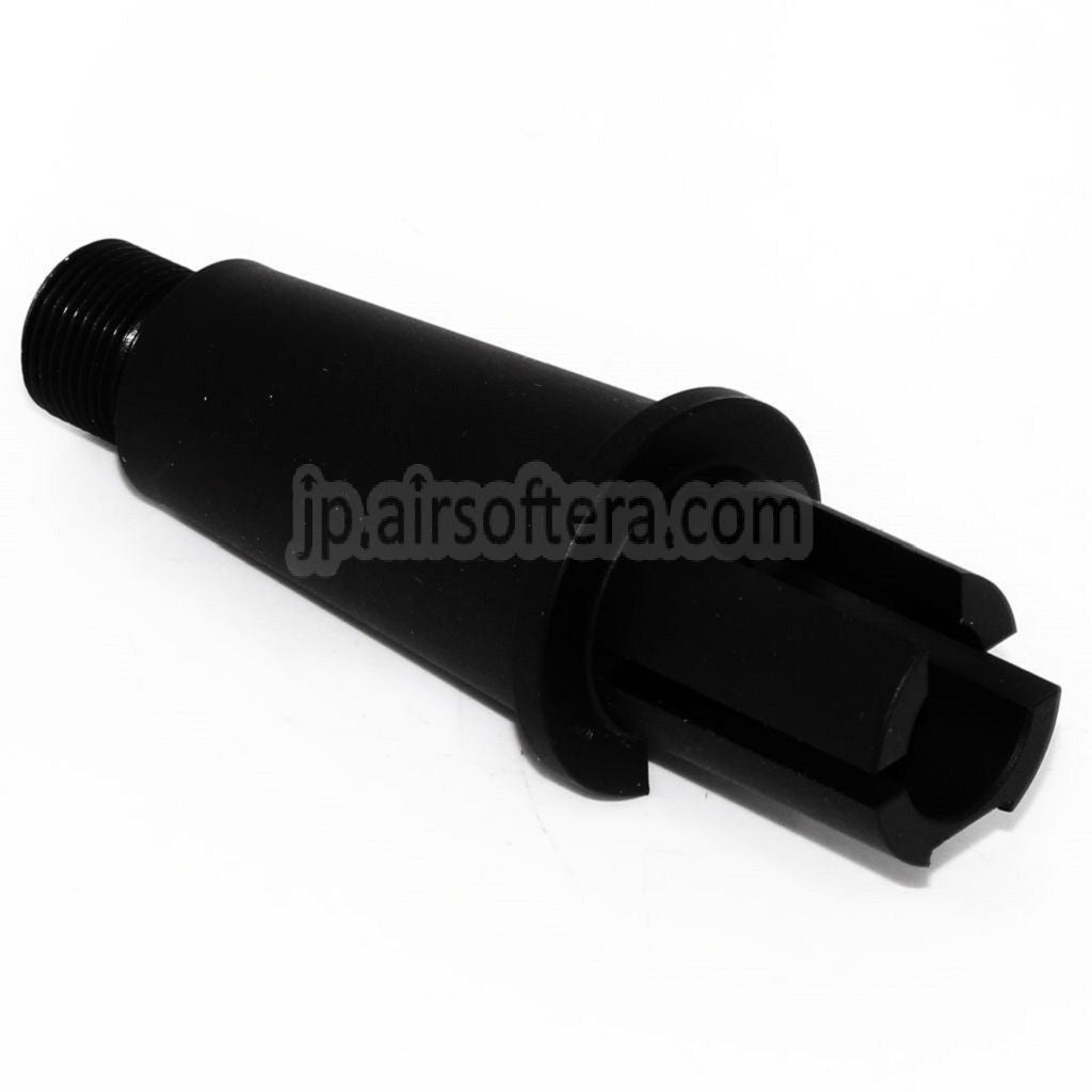 2.75インチ/3.35インチ 71mm/85mm アルミショートアウターバレル 連結チューブ -14mm CCW 反時計回りネジ AEGライフル
