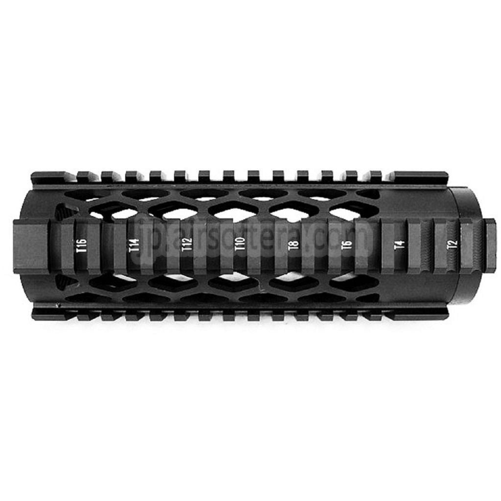 5KU ダイヤモンドシリーズ カービン RAS ハンドガードレールシステム M4 M16シリーズ AEG GBB ライフル対応 ブラック