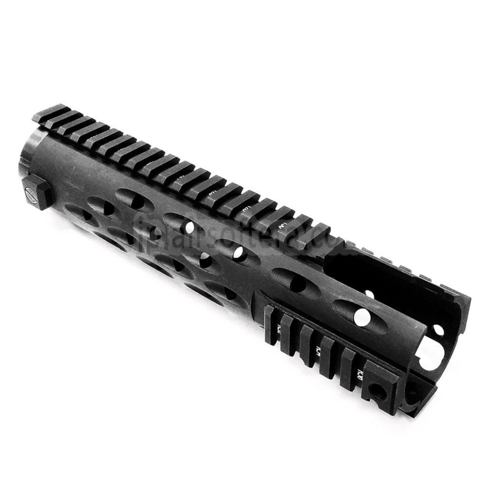 5KU 236mm TJ コンペティションシリーズ ハンドガードレールシステム (カービンカットアウト) 東京マルイ M4 M16 AEGライフルに適合 エアソフトガン ブラック