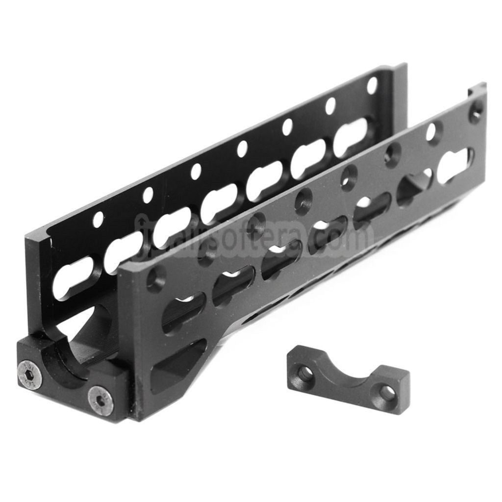 5KU 155mmアルファロワーハンドガードレールシステム GHK LCT INOKASU D-BOYS 東京マルイ AKシリーズ電動ガン対応 ブラック