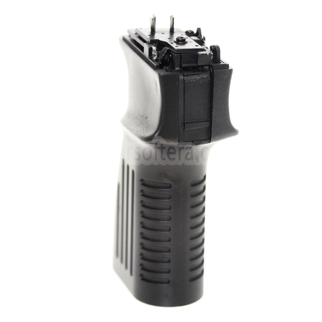 プラスチックハンドグリップ WELL R2 VZ61 SCORPION AEP SMGライフル エアソフトガン対応 ブラック